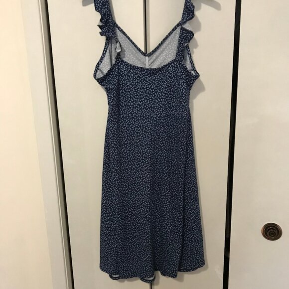 Hot Kiss Ladies Dark Blue Dress Size Medium - Picture 2 of 2